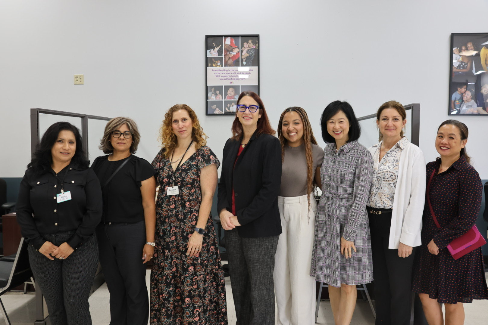 LSF posed with WIC admin and staffers