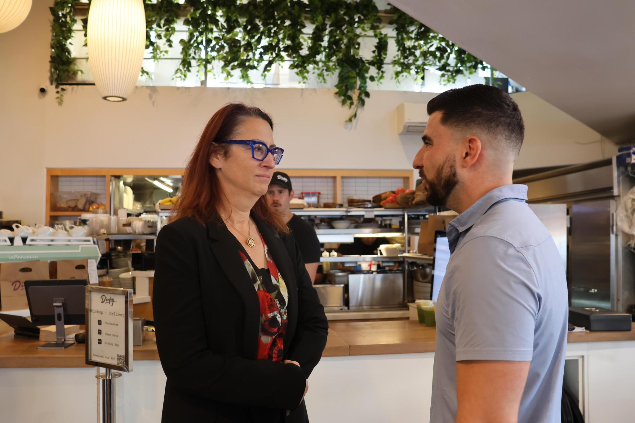 Friedman speaks with Tadeh from Dialog Cafe