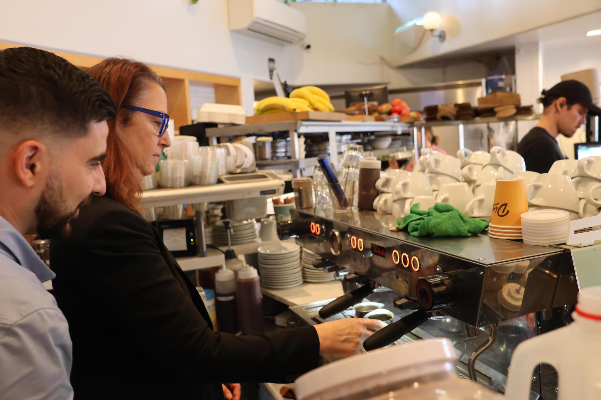 Friedman at Dialog Cafe