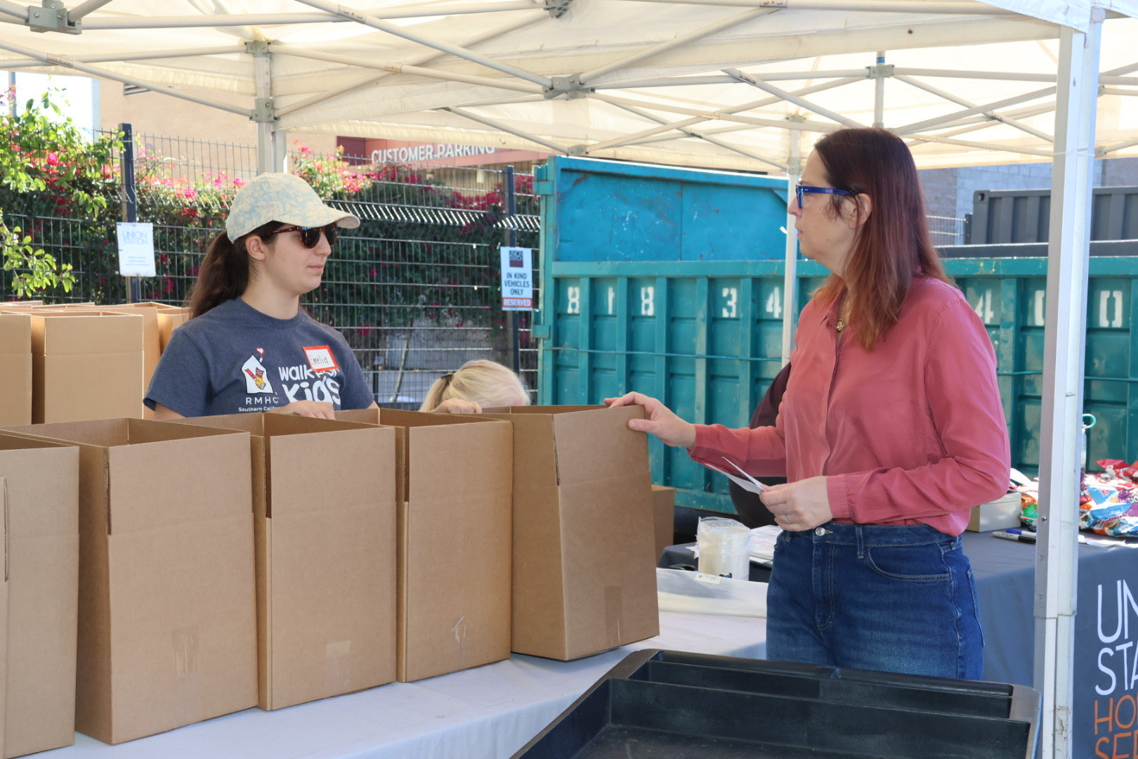 Rep. Friedman at Union Station Homeless Services