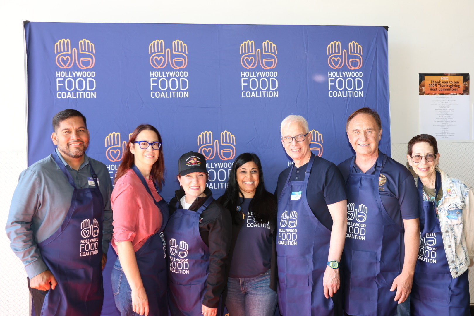 Rep. Friedman with local electeds at Hollywood Food Coalition