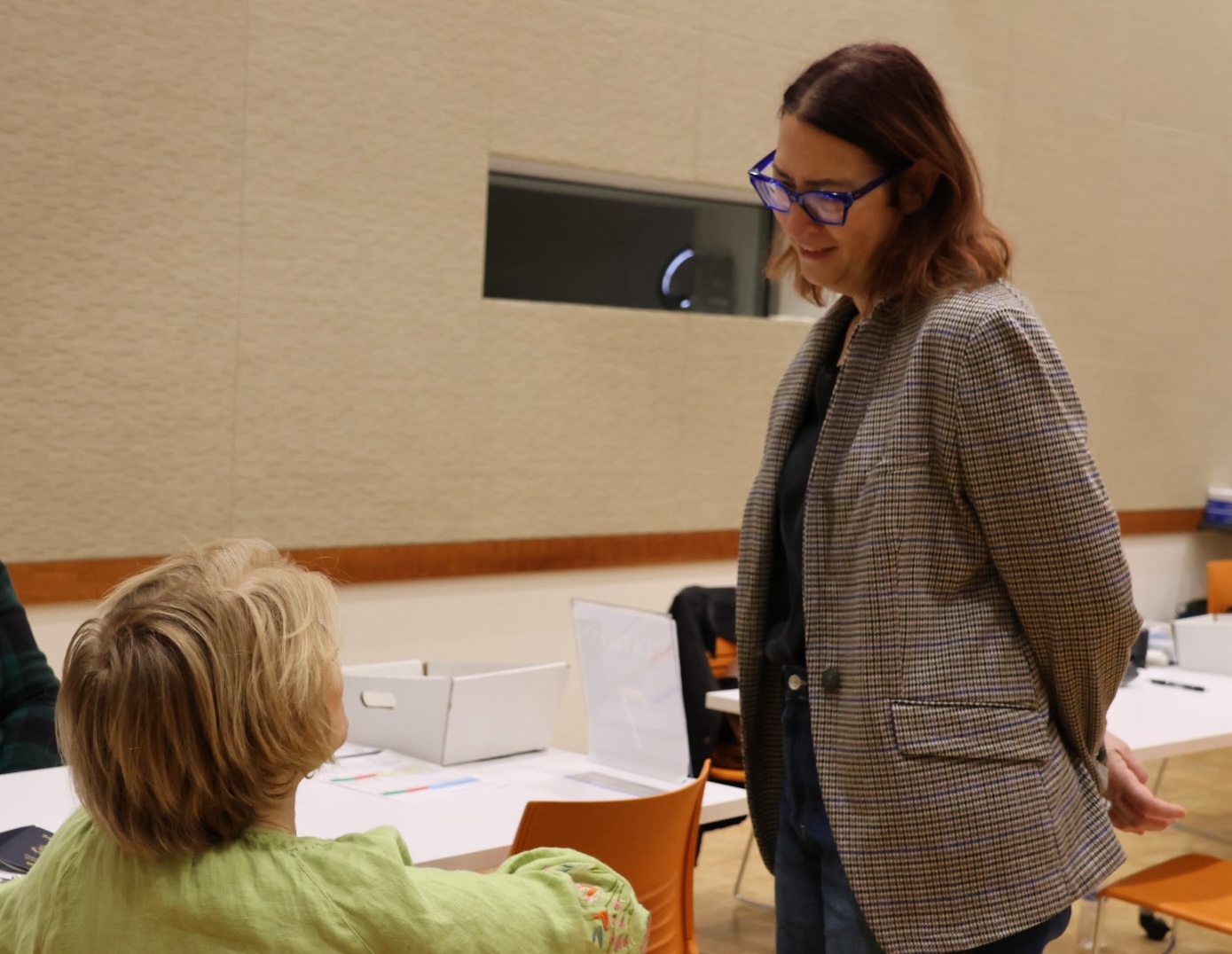 Rep. Friedman at Passport Fair