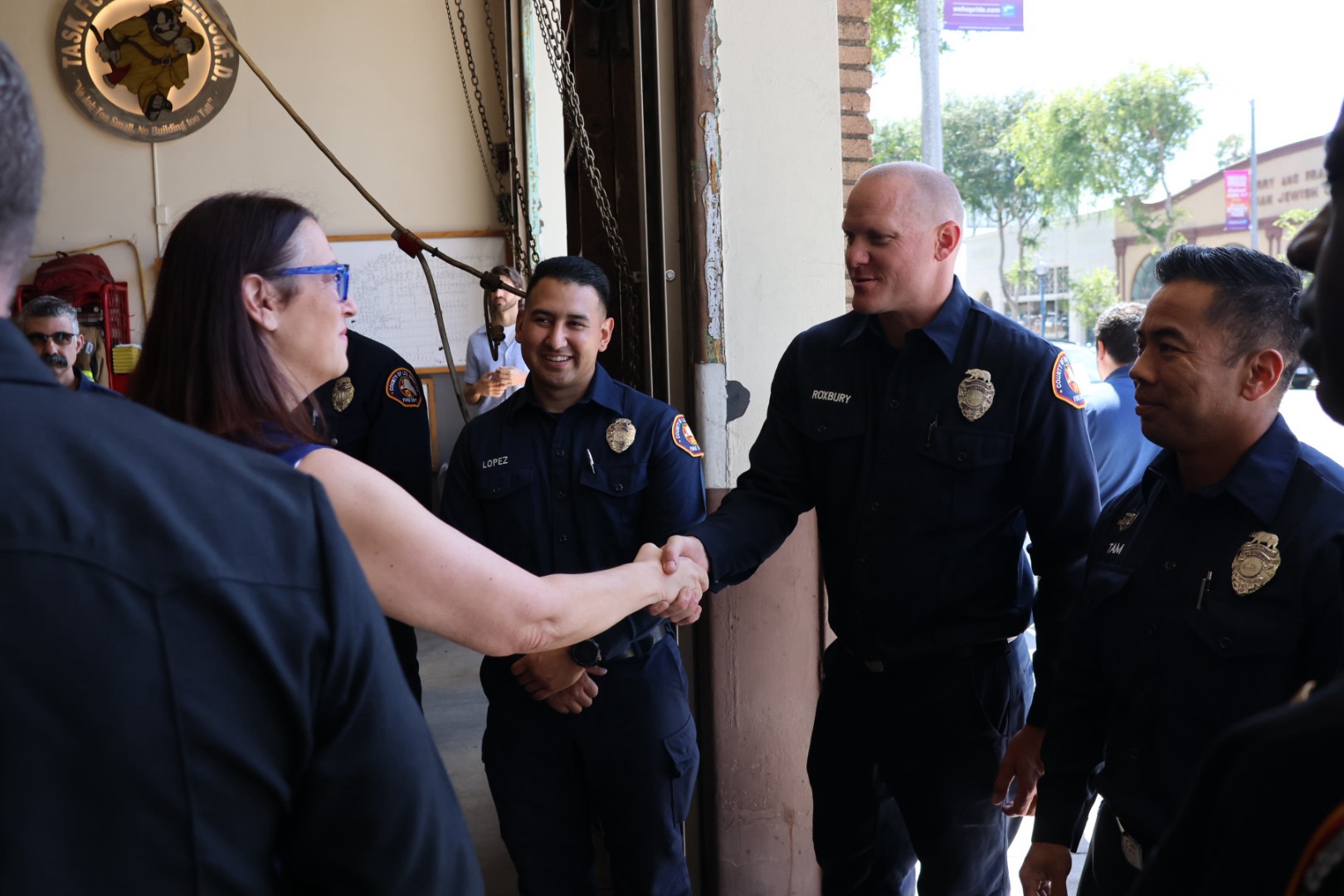 LSF at Fire Station 8 Press Conference