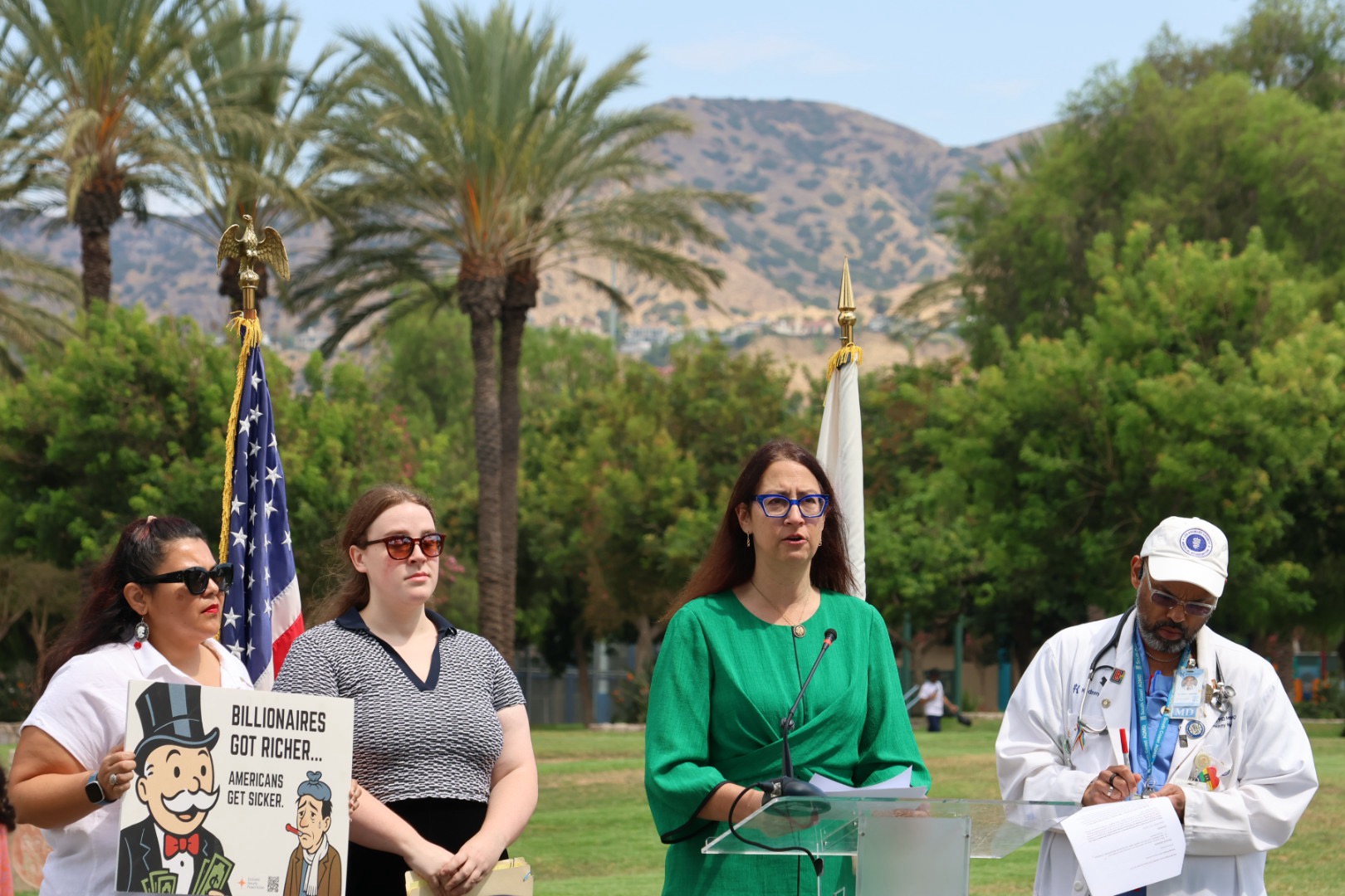 Rep. Friedman at Protect Our Care