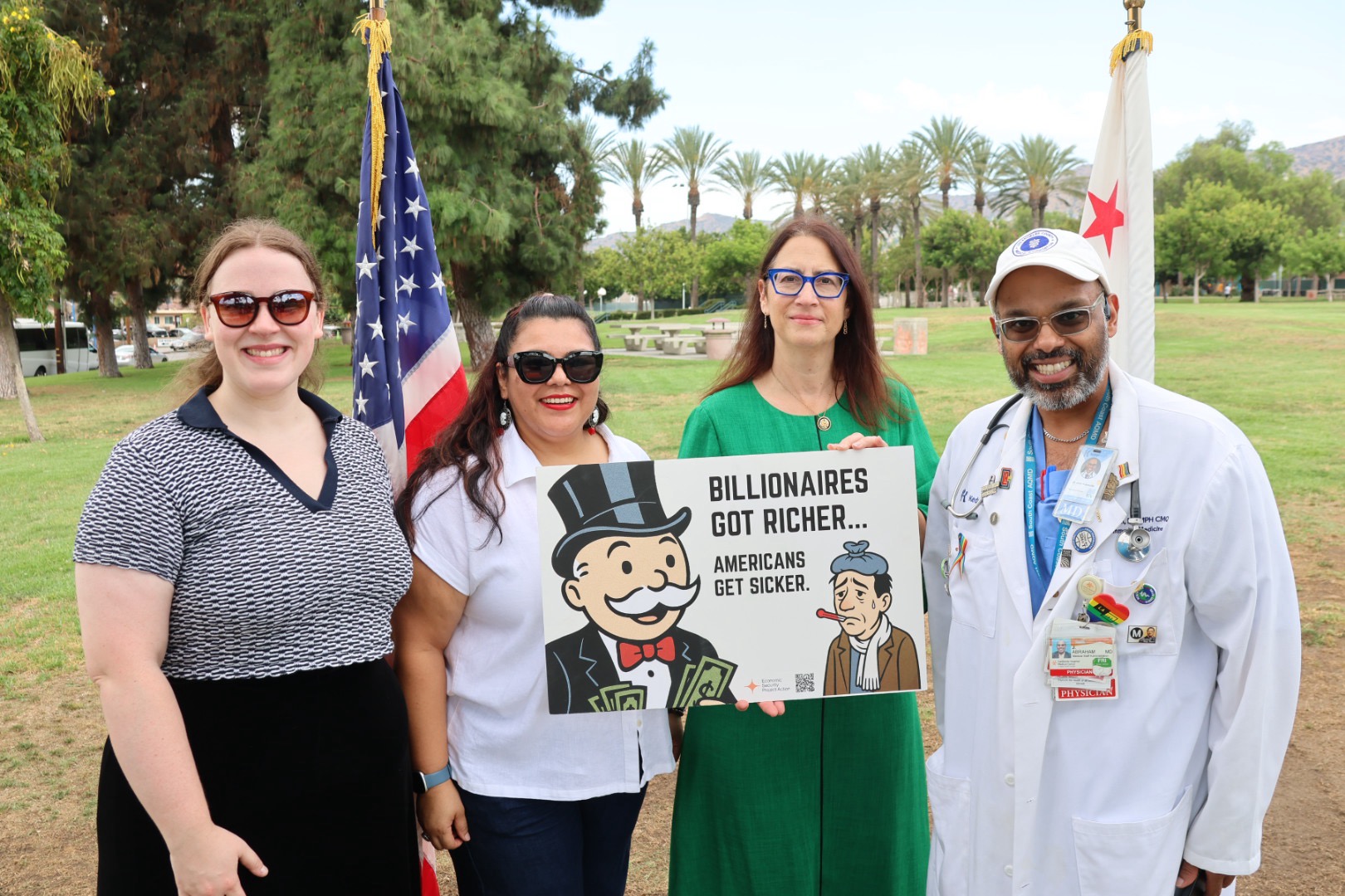 Rep Friedman Protect Our Care Group Photo