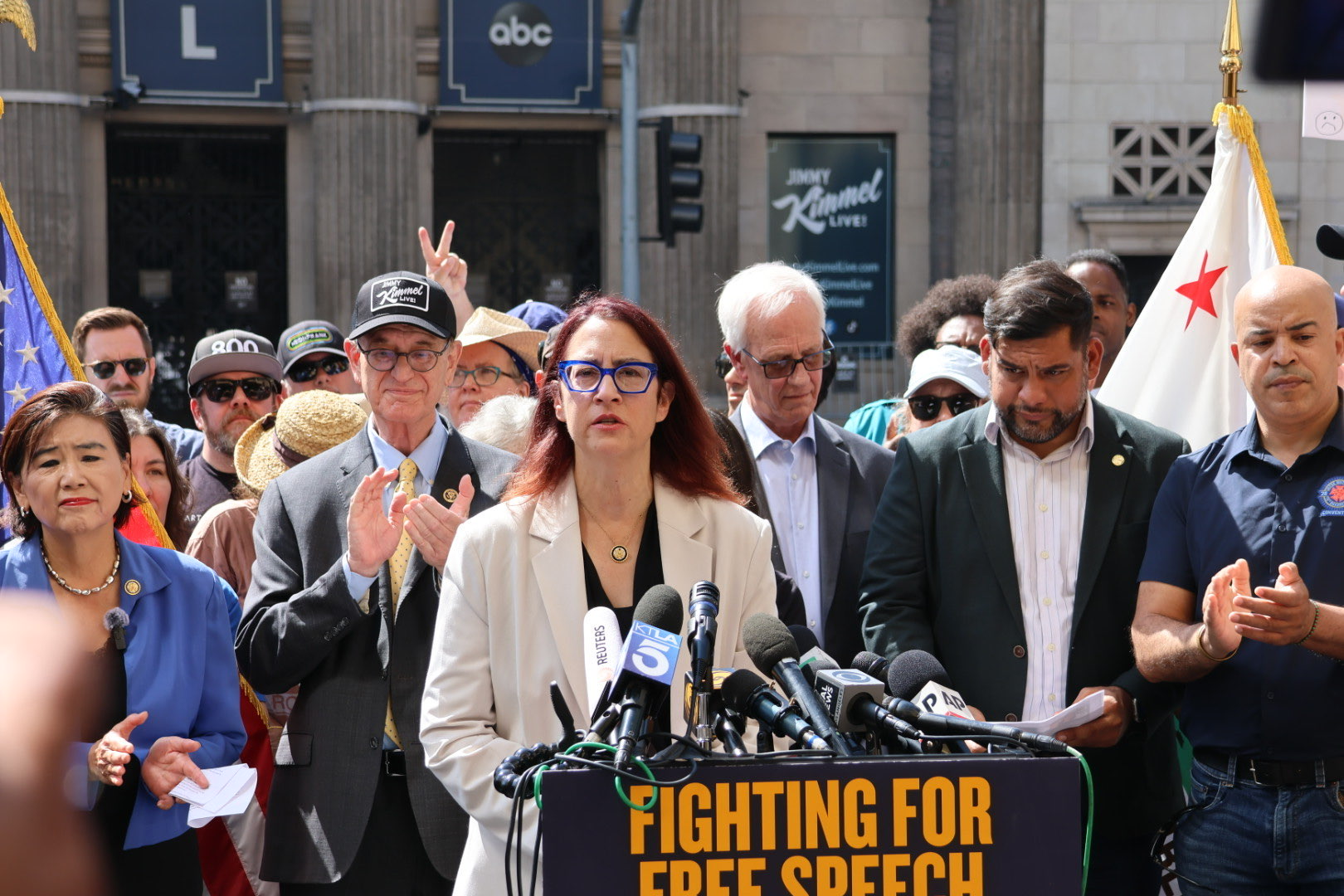 Rep. Friedman Free Speech Rally