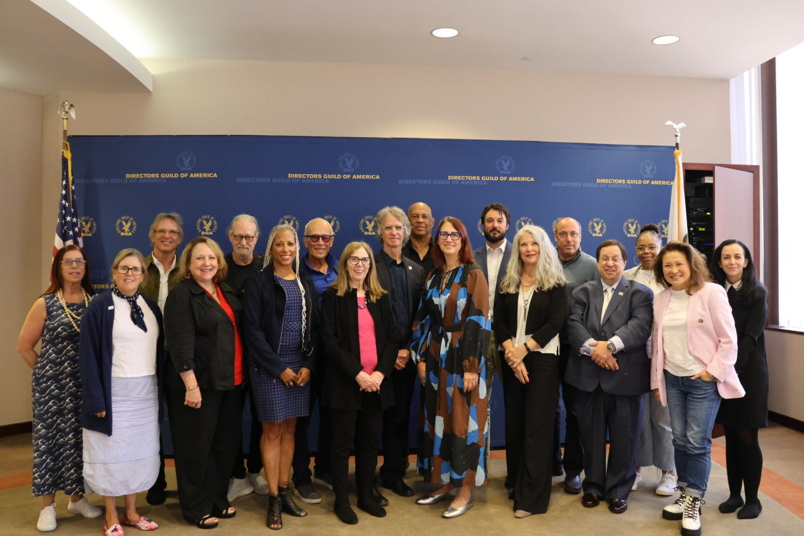Friedman alongside members of the DGA Leadership Council.