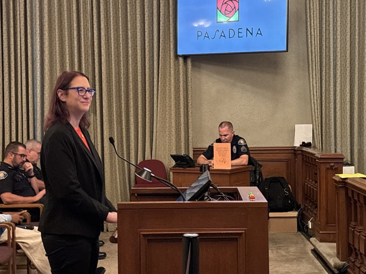 Rep. Friedman at Pasadena Council