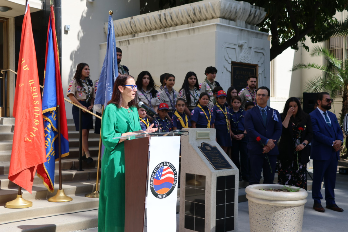 Rep. Friedman at ANCA Burbank Armenian Genocide Commemoration 