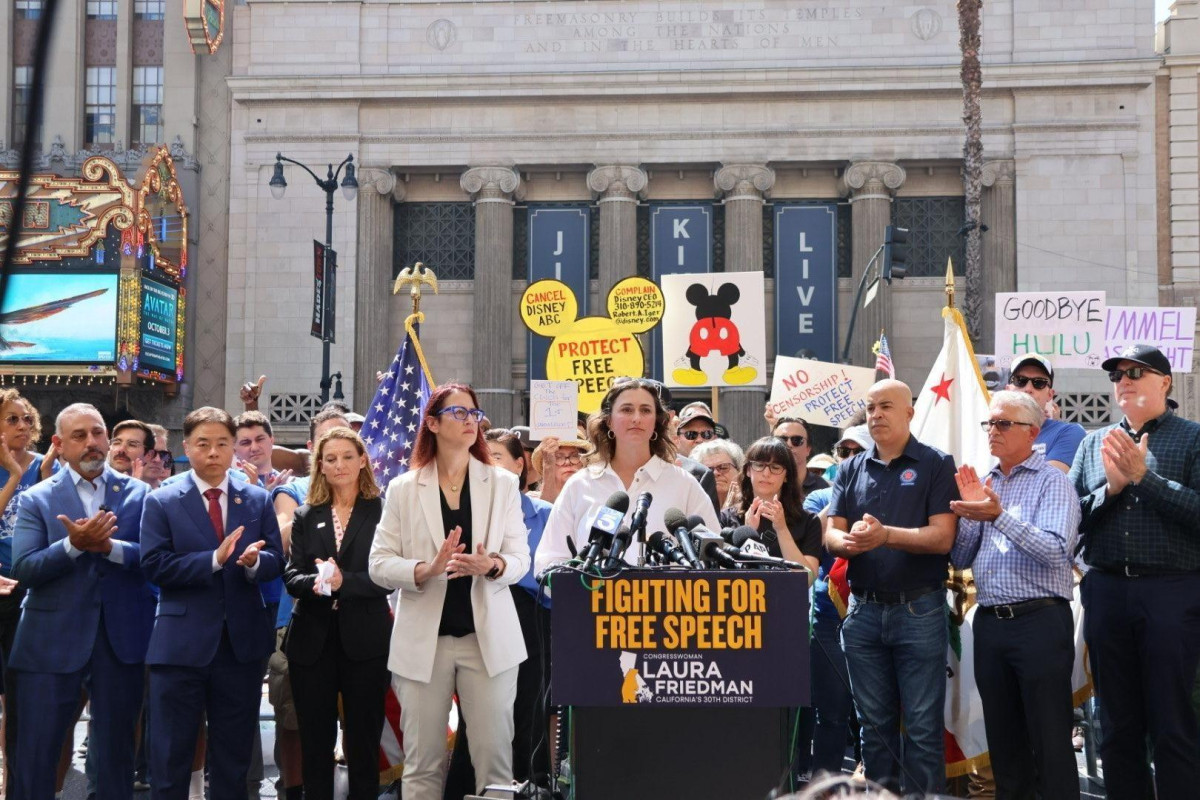 Rep. Friedman Free Speech Rally