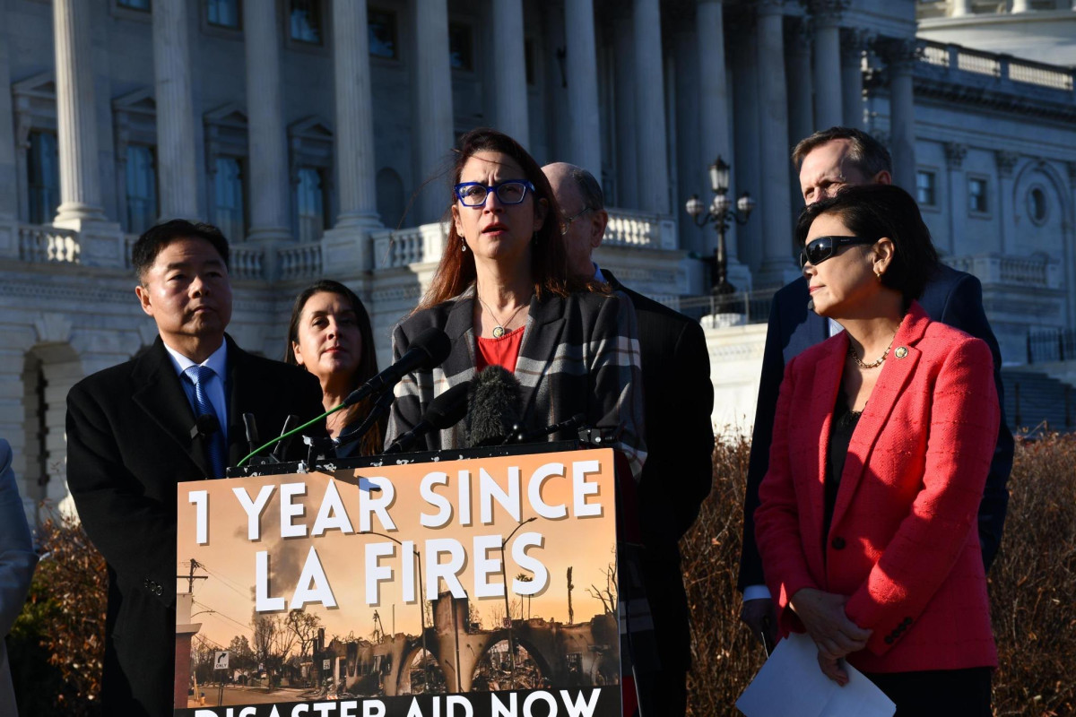 Rep. Friedman at 1 Year Anniversary Fire Press Conference