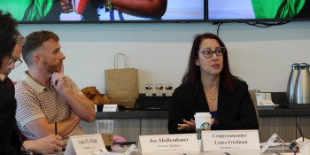 Rep. Friedman visit LA LGBT Center