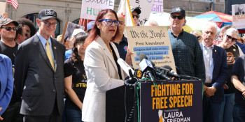 Rep. Friedman First Amendment Sign