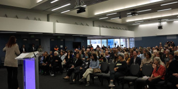 Town hall crowd