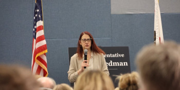 Friedman at town hall