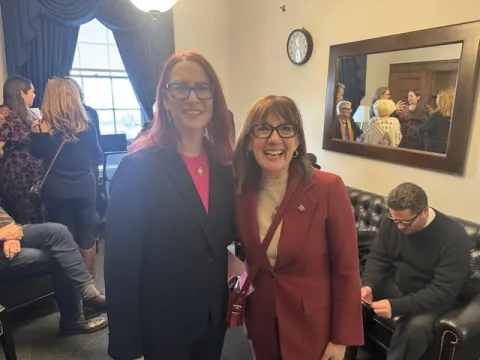 Laura at swearing in celebration