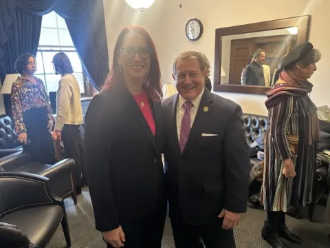 Laura at swearing in celebration